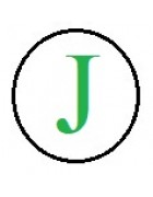 Бусины с буквами разноцветными J